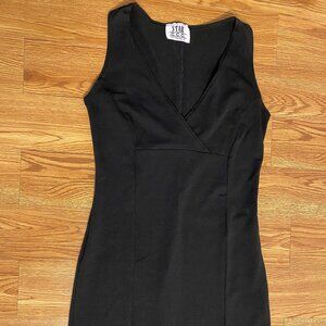 Star C.C.C. women's juniors petites little black dress size small